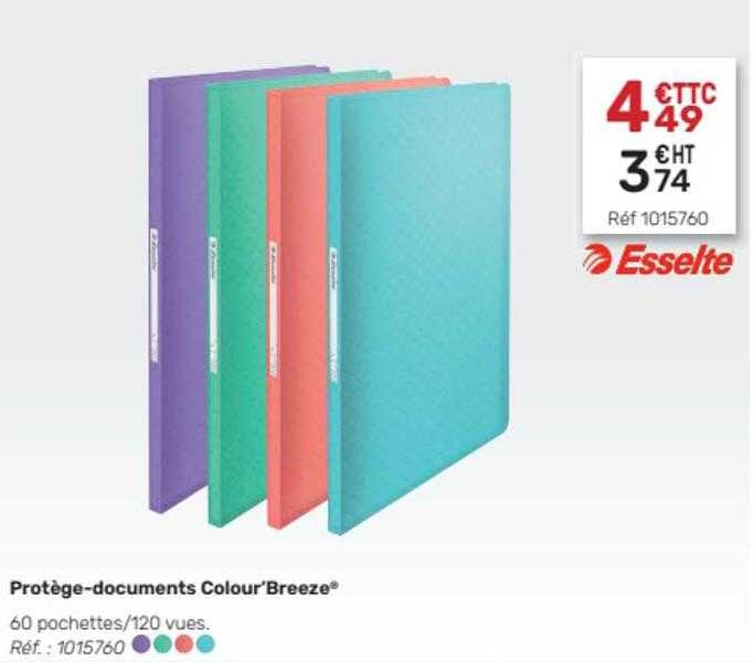 protège-documents colour'breeze esselte