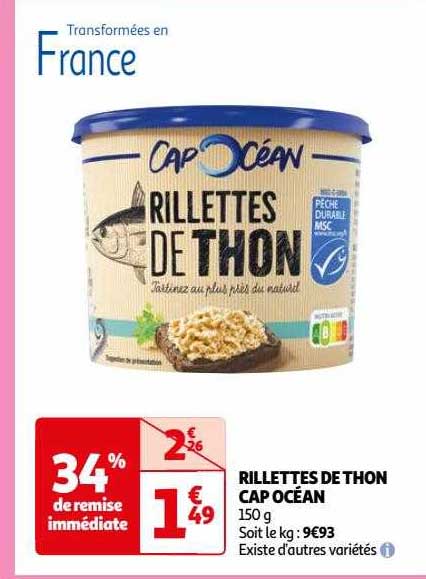 Rillettes De Thon Cap Océan