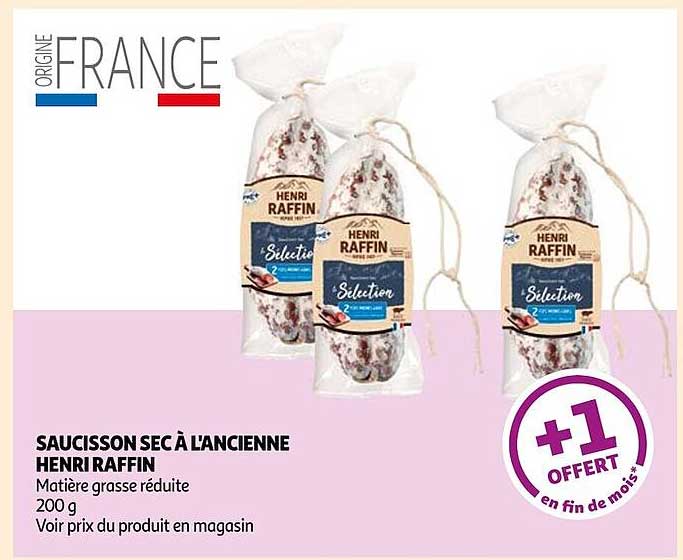 saucisson sec à l'ancienne henri raffin