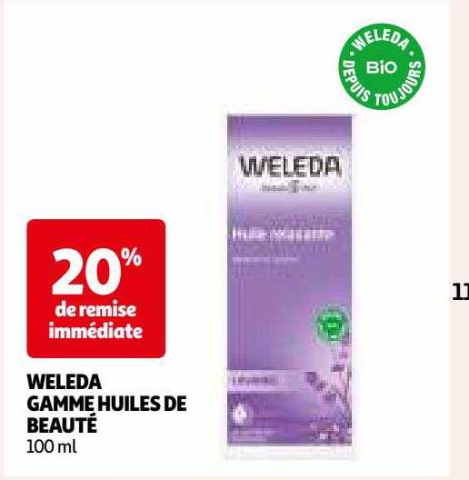 Weleda Gamme Huiles De Beauté