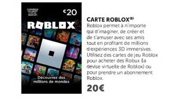 CARTE ROBLOX™