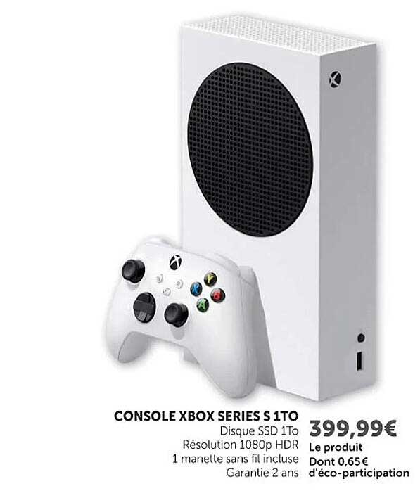 Console Xbox Series S 1To