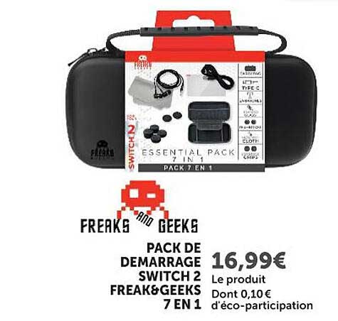 Freaks and Geeks PACK DE DÉMARRAGE SWITCH 2 7 EN 1