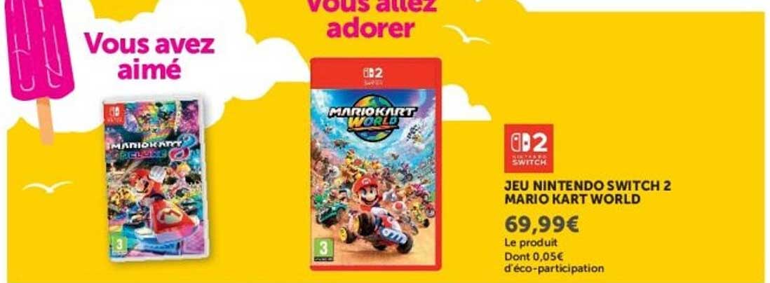 JEU NINTENDO SWITCH 2 MARIO KART WORLD