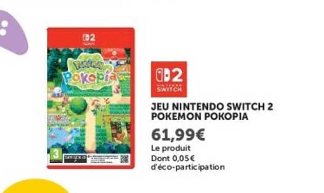 JEU NINTENDO SWITCH 2 POKEMON POKOPIA