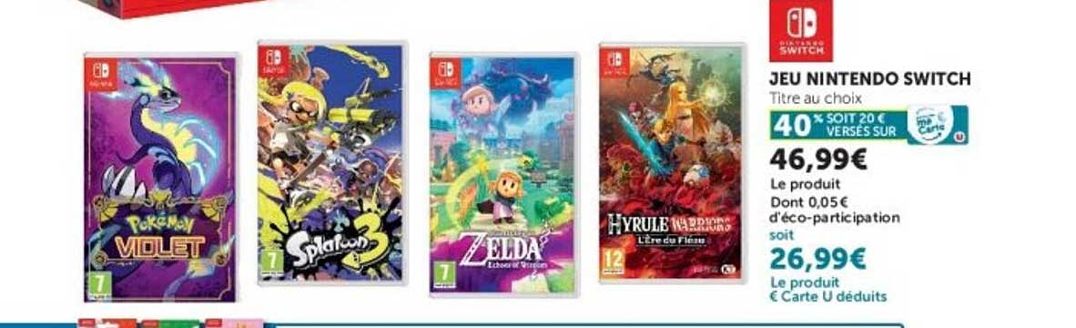 JEU NINTENDO SWITCH