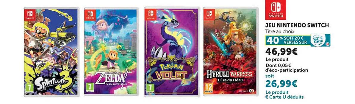 JEU NINTENDO SWITCH