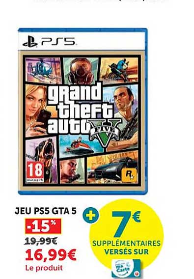 JEU PS5 GTA 5