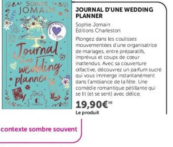 Journal d'une wedding planner