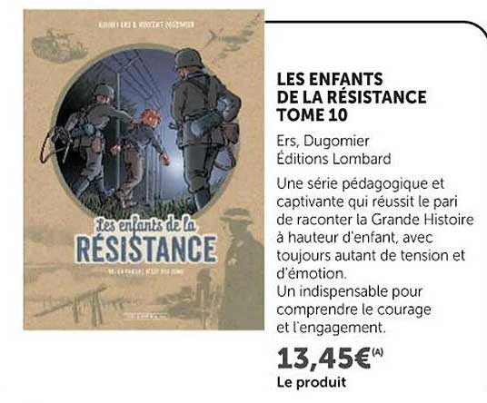 LES ENFANTS DE LA RÉSISTANCE TOME 10
