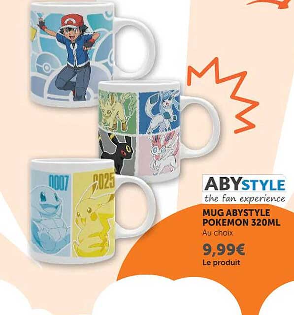 MUG ABYSTYLE POKEMON 320ML