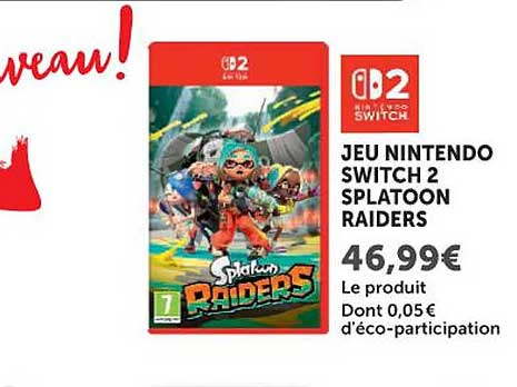 Nintendo Switch 2 Splatoon Raiders