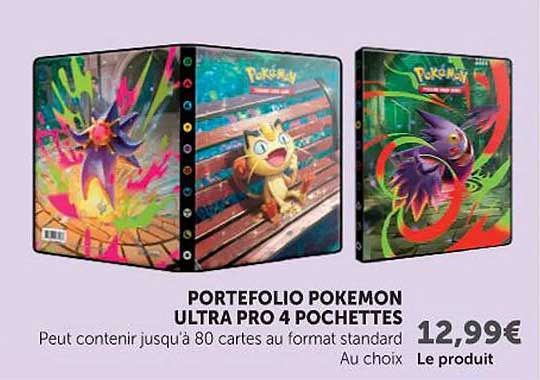 PORTFOLIO POKEMON ULTRA PRO 4 POCHETTES