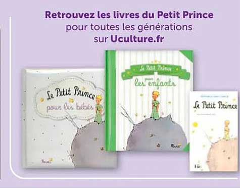 Retrouvez les livres du Petit Prince