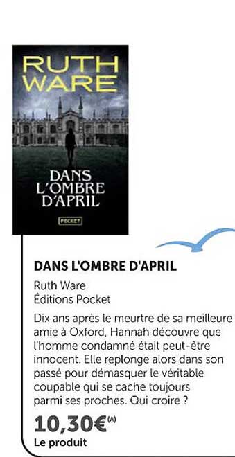 Ruth Ware DANS L'OMBRE D'APRIL