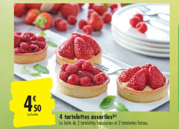 4 Tartelettes Assorties