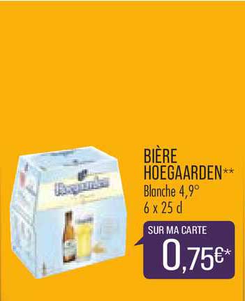 6 Bières Blanche Hoegaarden