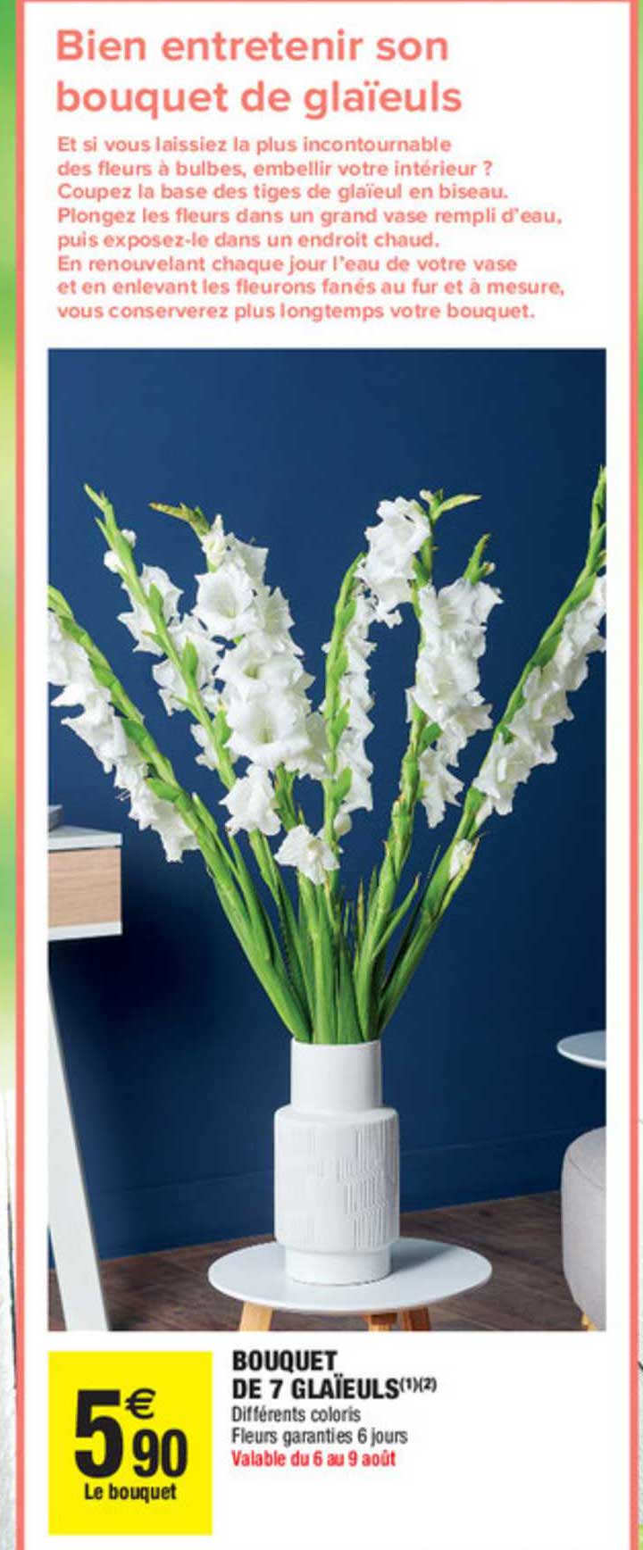 Bouquet De 7 Glaïeuls