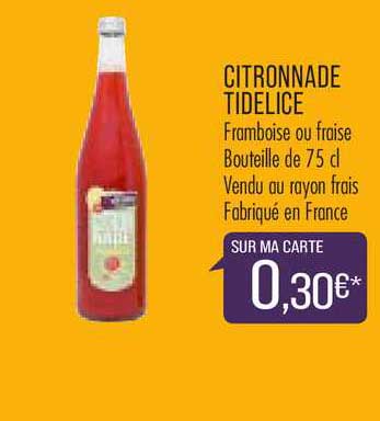 Citronnade Framboise Ou Fraise Tidelice
