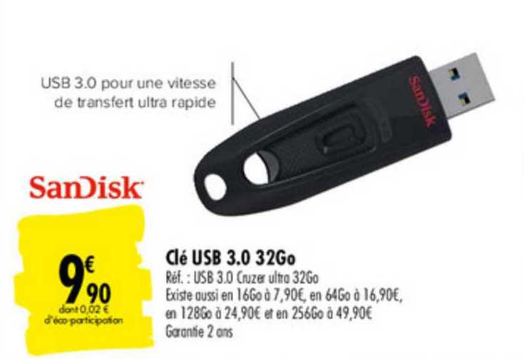 clé usb 3.0 32go sandisk