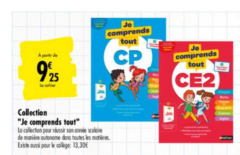 collection je comprends tout