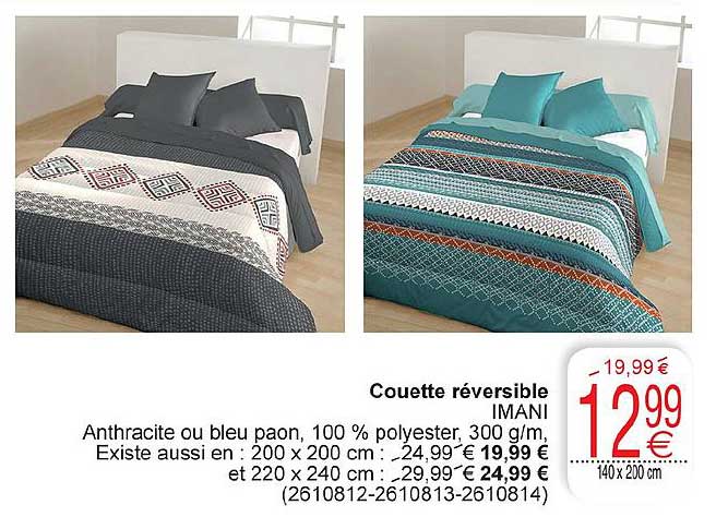 Couette Réversible Imani