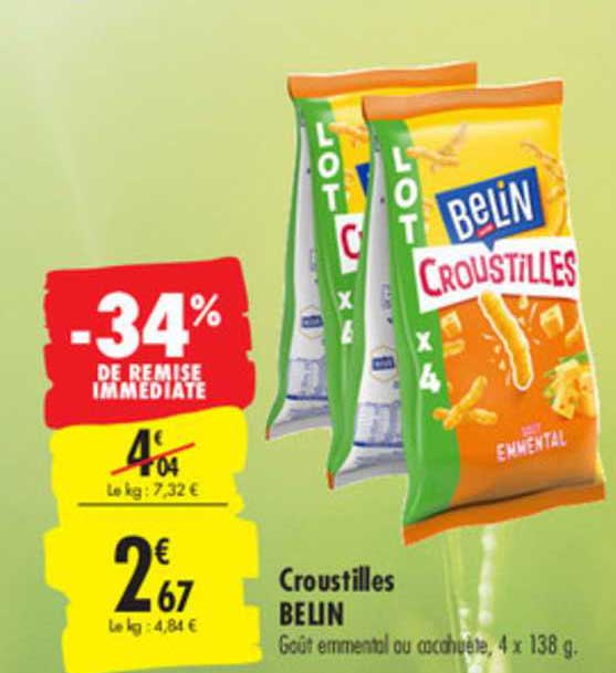 Croustilles Belin -34% De Remise Immédiate