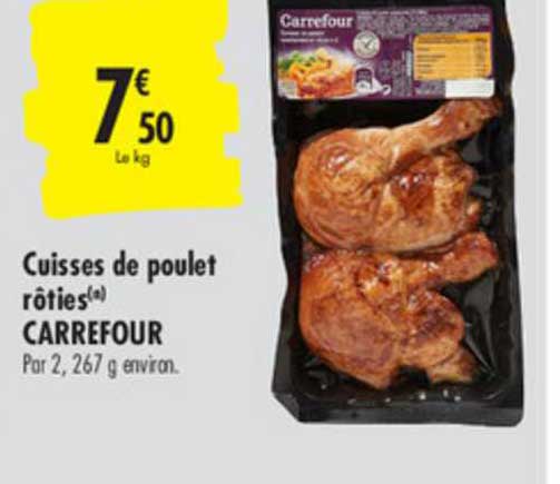 Cuisses De Poulet Rôties Carrefour