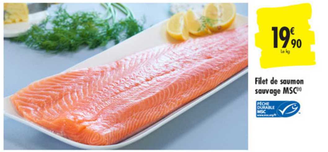 Filet De Saumon Sauvage Msc