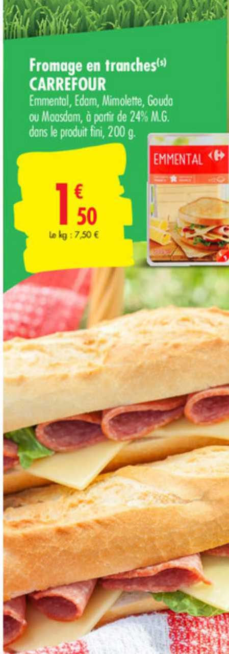 Fromage En Tranches Carrefour