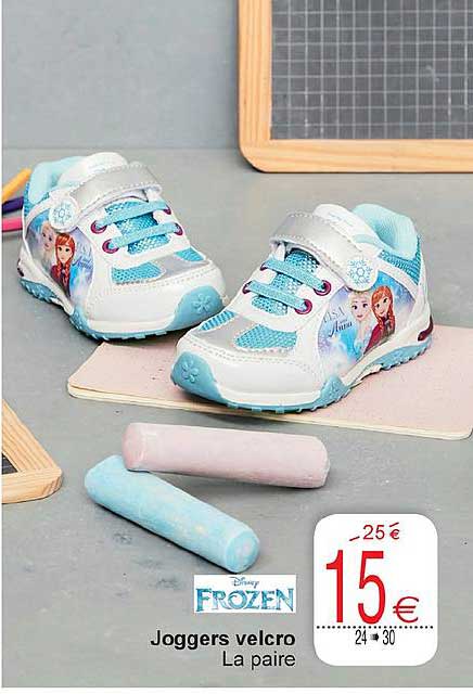 joggers velcro disney frozen
