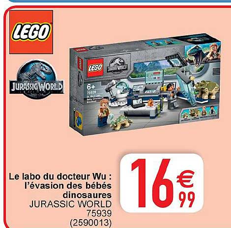 le labo du docteur wu l'évasion des bébés dinosaures jurassic world