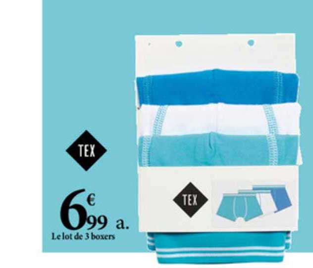 Le Lot De 3 Boxers Tex