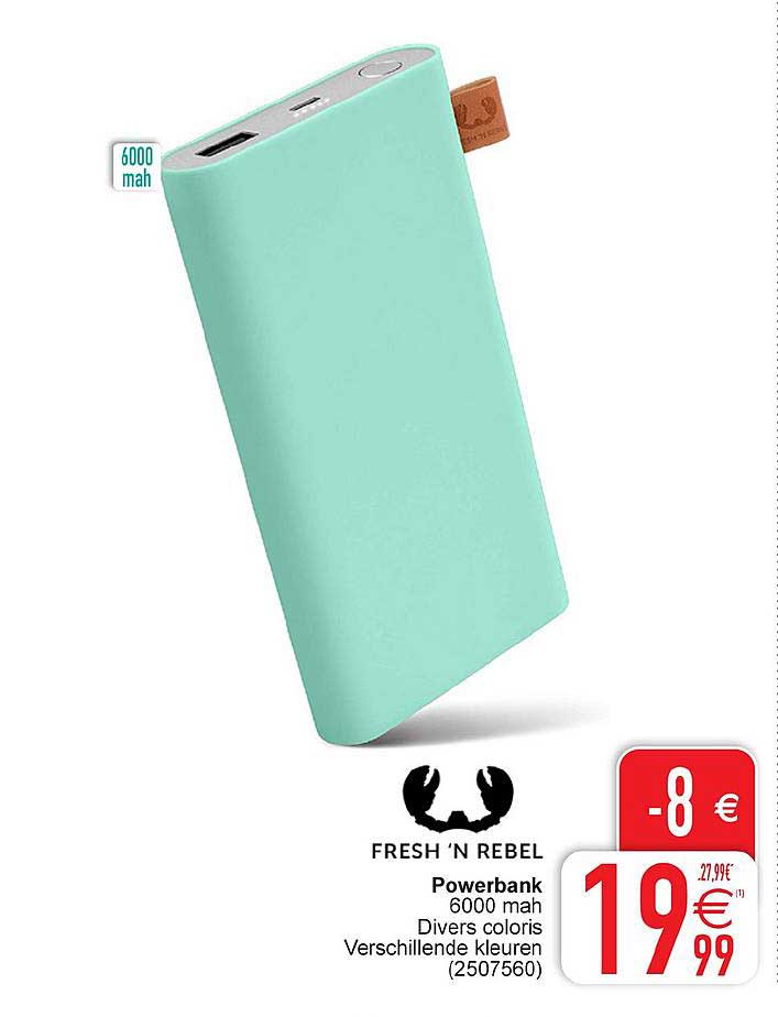 powerbank fresh'n rebel