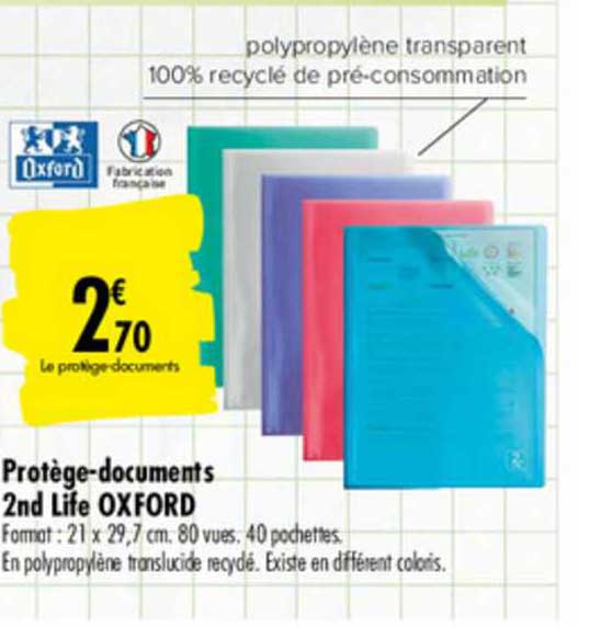 Protège Document 2nd Life Oxford