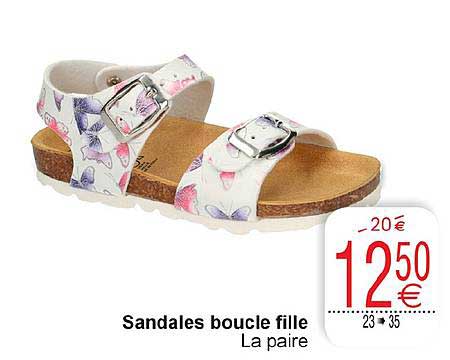 sandales boucle fille