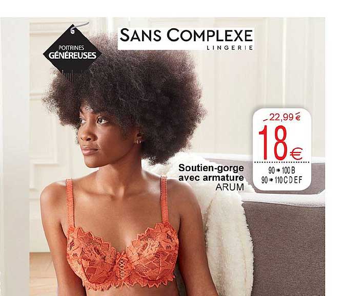 soutien gorge avec armature arum sans complexe lingerie