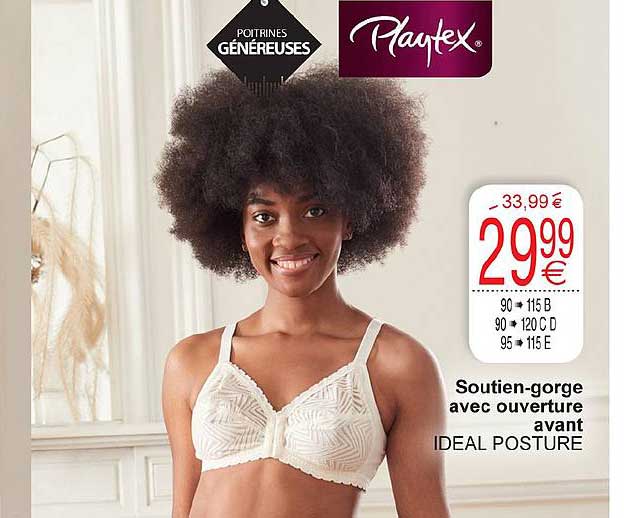 soutien gorge avec ouverture avant playtex
