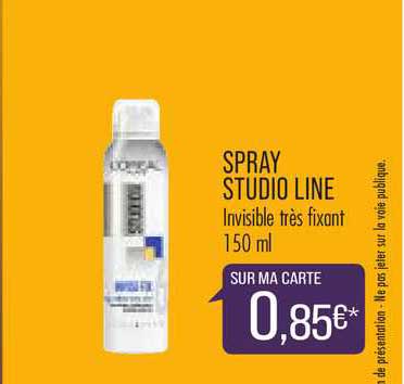 spray invisible studio line