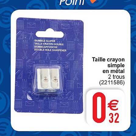 Taille Crayon Simple En Métal