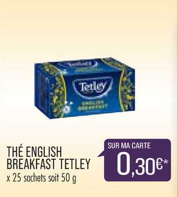 Thé English Breakfast Tetley