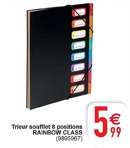 Trieur Soufflet 8 Positions Rainbow Class