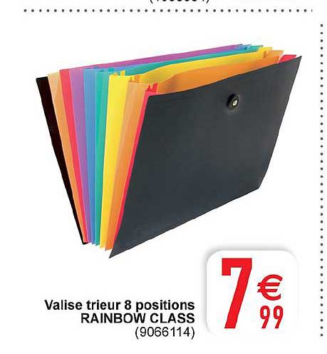 valise trieur 8 position rainbow class