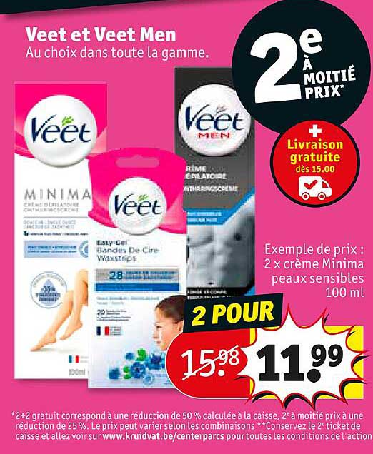 2 x crème minima peaux senibles