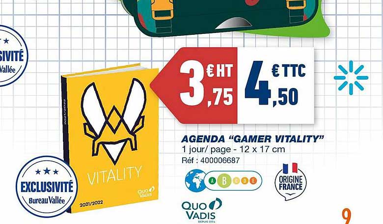 agenda "gamer vitality"