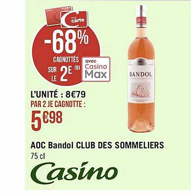 Aoc Bandol Club Des Sommeliers