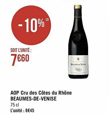 aop cru des côtes du rhône beaumes-de-venise