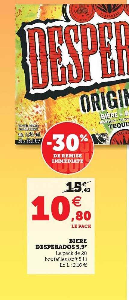 bière desperados 5,9°
