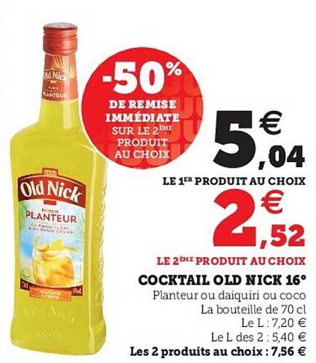 Cocktail Old Nick 16°