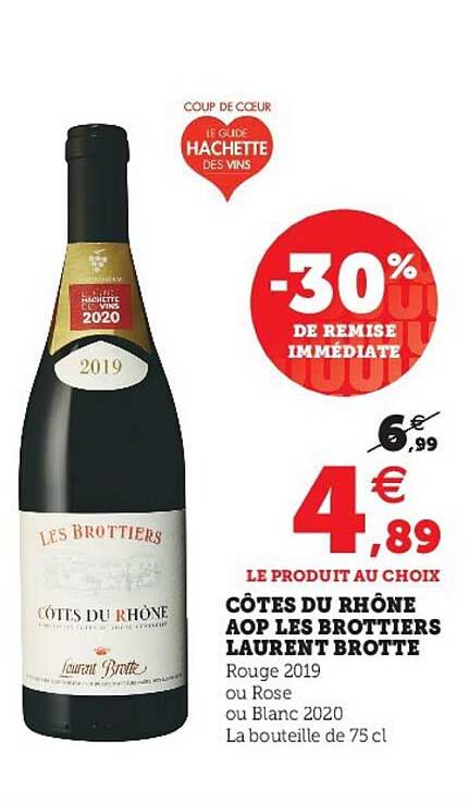 côtes du rhône aop les brottiers laurent brotte